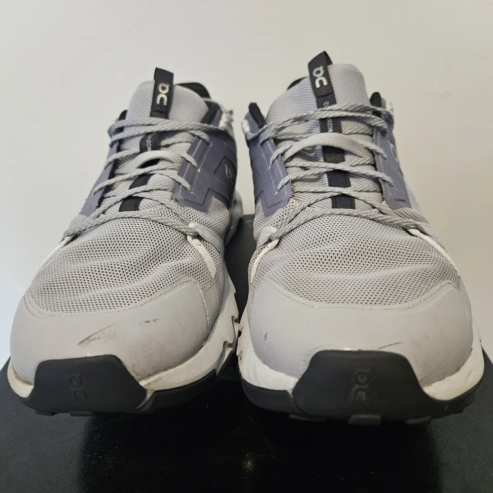 On Men's Cloudhorizon Hiking Shoes Sneakers Wolf Grey Size 13